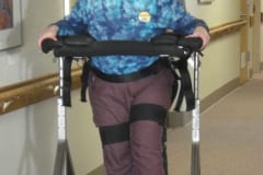 Woman using the Gait Harness System